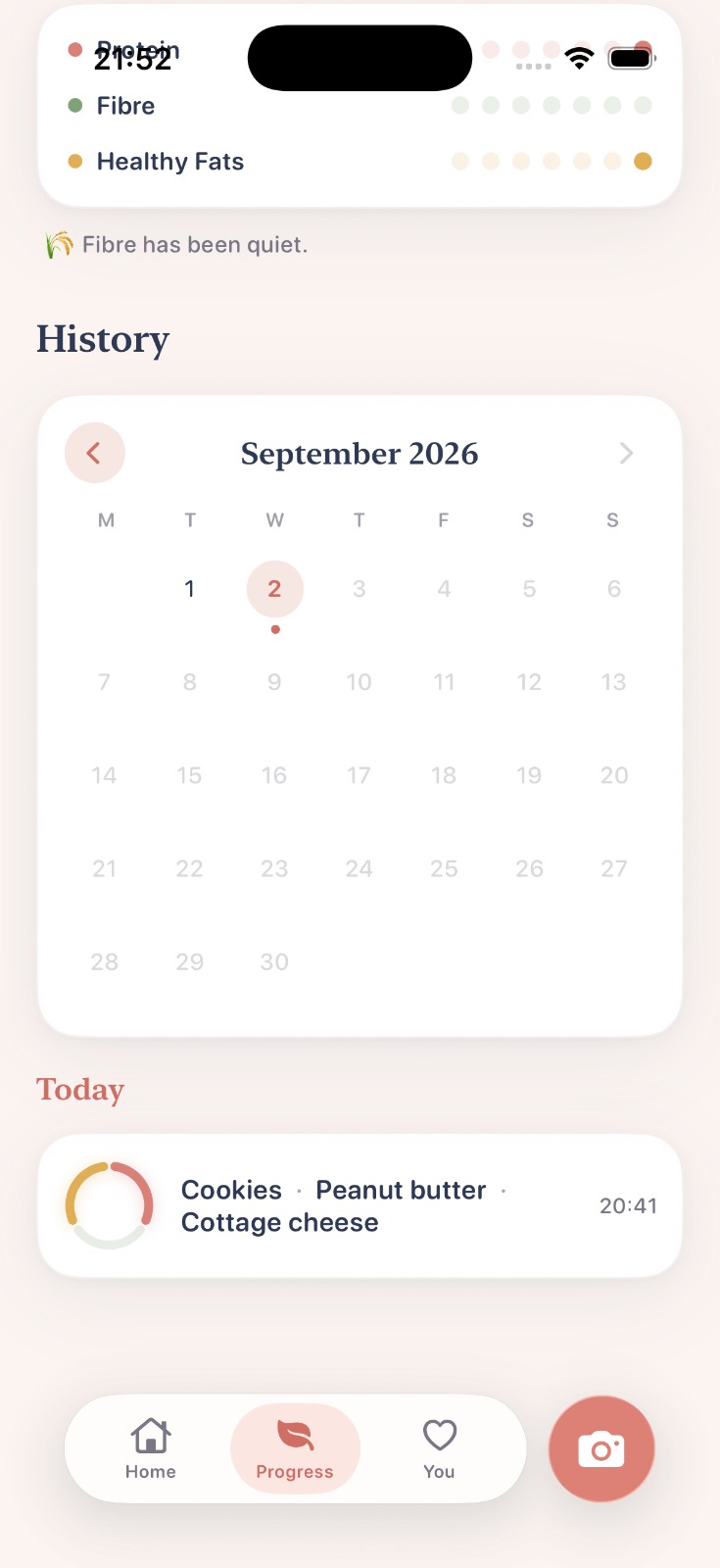 Satisfed history calendar for September 2026